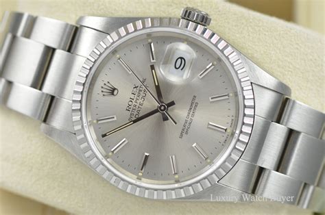 rolex datejust stainless steel men|1991 rolex datejust in stainless.